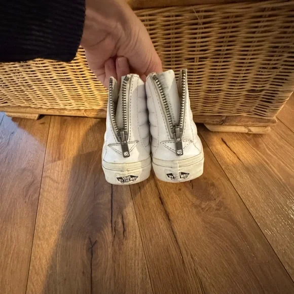 Vans White High-Top Sneakers - Picture 2 of 5